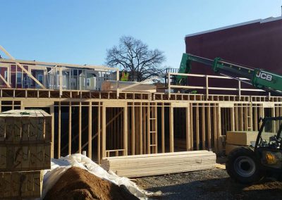 Framing begins at Montello…